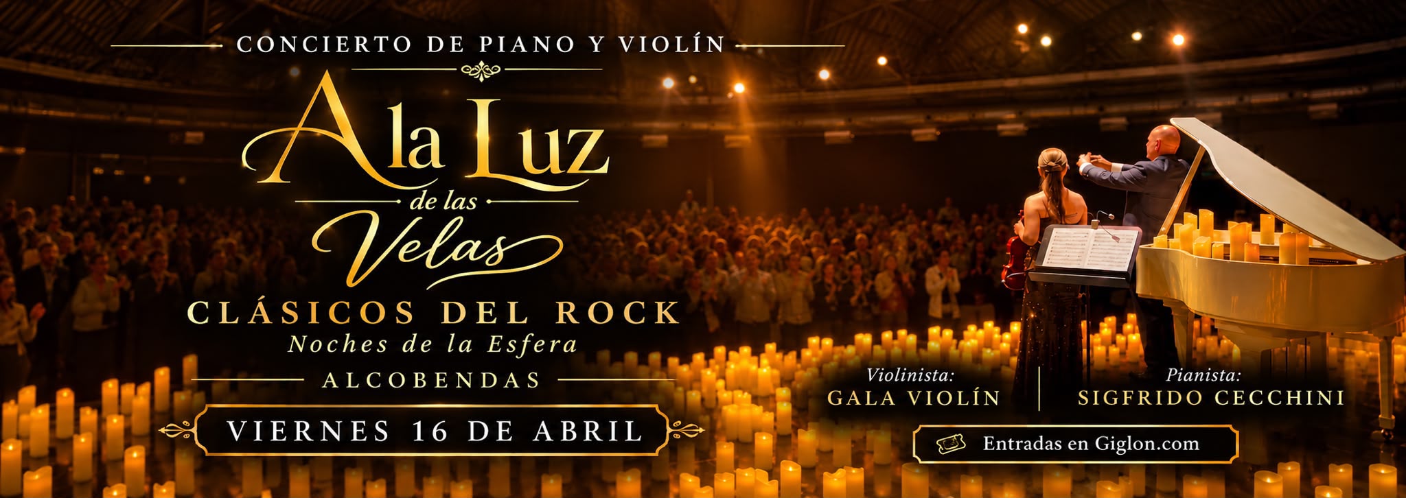 A LA LUZ DE LAS VELAS CLASICOS ROCK
